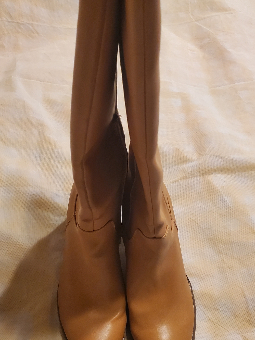 Universal Thread Tan Mid-Calf Block Heel Boots - Picture 7 of 8